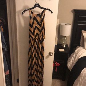 Chevron maxi dress